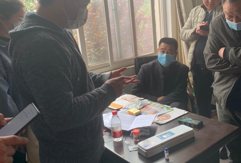 现场培训：豪门国际到南阳进行技术讲解